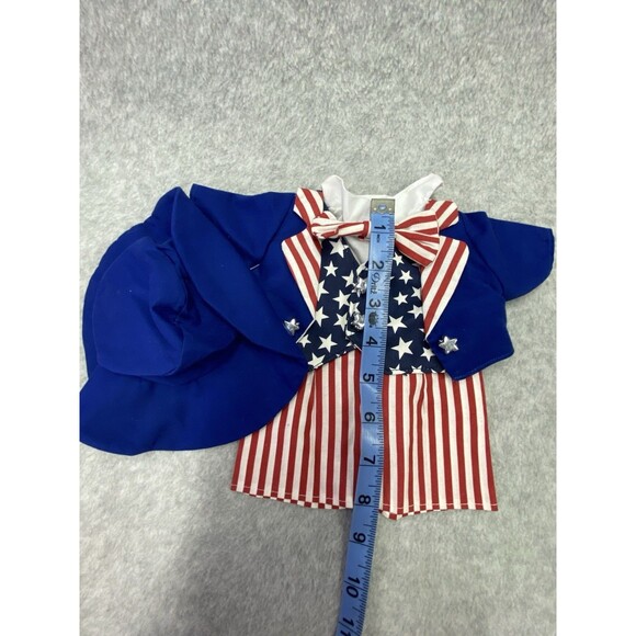 Bearwear Boy Patriotic Outfit July 4 Uncle Sam Costume Hat Independence  Day - Picture 8 of 9